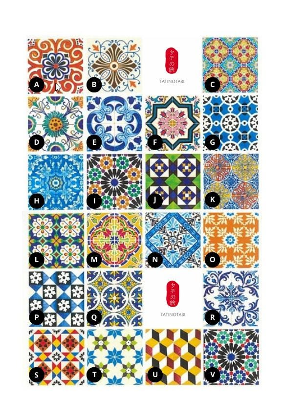 GOTA | Brincos de Origami em Aço Inoxidável papel Azulejo Português feitos à mão (etsy image id: 7985459731)